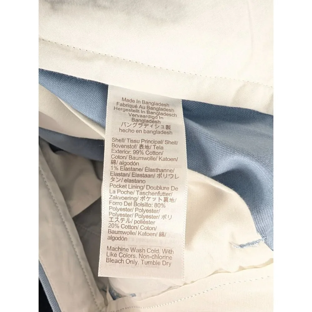 J.Crew Pants Mens 35x32 Light Blue‎ Straight Fit Chino